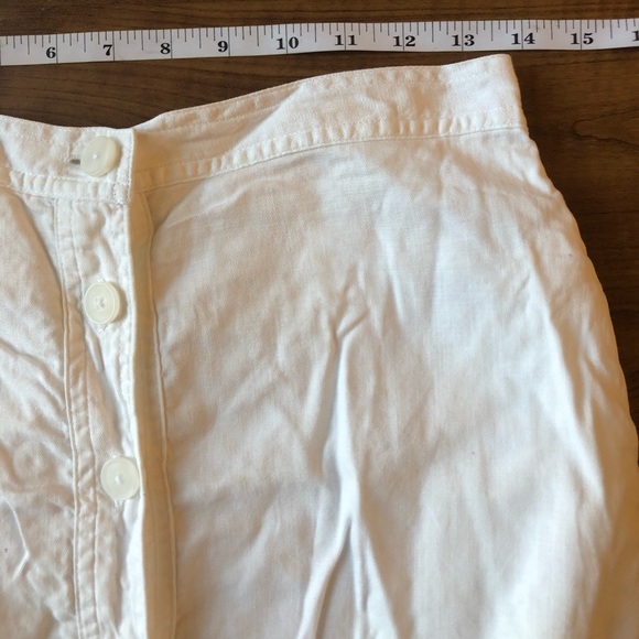 GAP button-front linen midi skirt - Picture 2 of 6